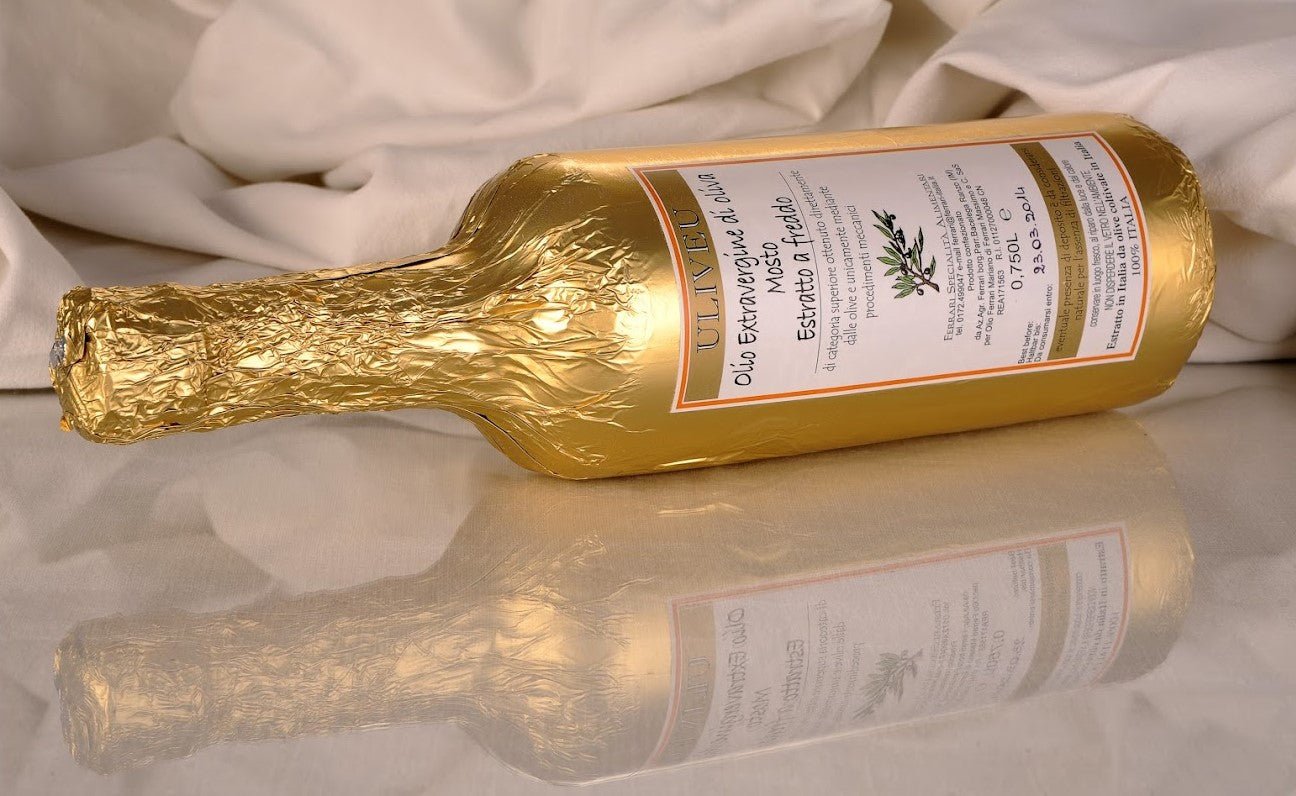 Olio Extravergine di Oliva “Italia” in alluminio oro - Casa Ferrari